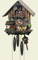 Schneider 1 Day Wooden Musical Cuckoo Clock - MT 1407/10