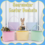 Searsucker Easter Bucket Totes