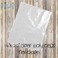 14" x 22" Clear Poly Bags