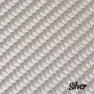 Sheet - Silver Textured Marine Vinyl