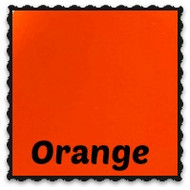 Sheet - Wet Look Pleather Orange