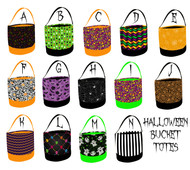 Sweet n Sassy EXCLUSIVE Halloween Bucket Totes