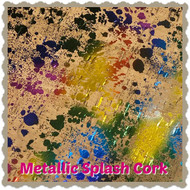 Sheet - Metallic Splash Cork