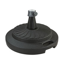 Black umbrella base