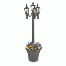 Islander - Citronella Park Style Planter Lantern - Black