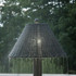 Lamp shade and base are completely weatherproof Lamp shade and base are completely weatherproof