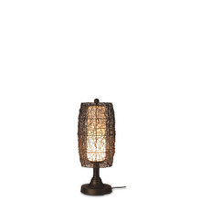 Bristol 30" Table Lamp with Walnut Sunbrella Fabric Lamp Shade