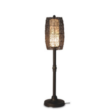 Bristol 58" Floor Lamp with Walnut Sunbrella Fabric Lamp Shade
