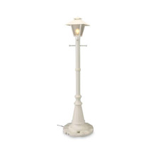 Cape Cod Electric Patio Lamp with white texture finish