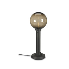 Moonlite Electric Globe Table Lamp with bronze globe and black lamp base