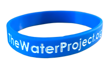 Wristband - Available for groups participating in The Water Challenge Fundraiser. 

More info: http://thewaterproject.org/thewaterchallenge