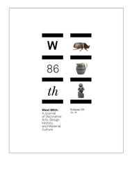 West 86th: Volume 19, No. 01 (Spring–Summer 2012)