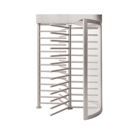 Full Height Turnstile with Clear Curved Side