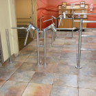 Waist High 3-Arm Turnstile, Chrome