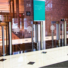 Bi-Parting Optical Turnstile - 46" Height