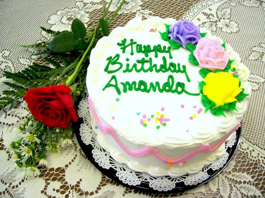 birthday cake with a