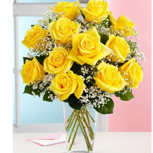 Dozen Yellow Roses