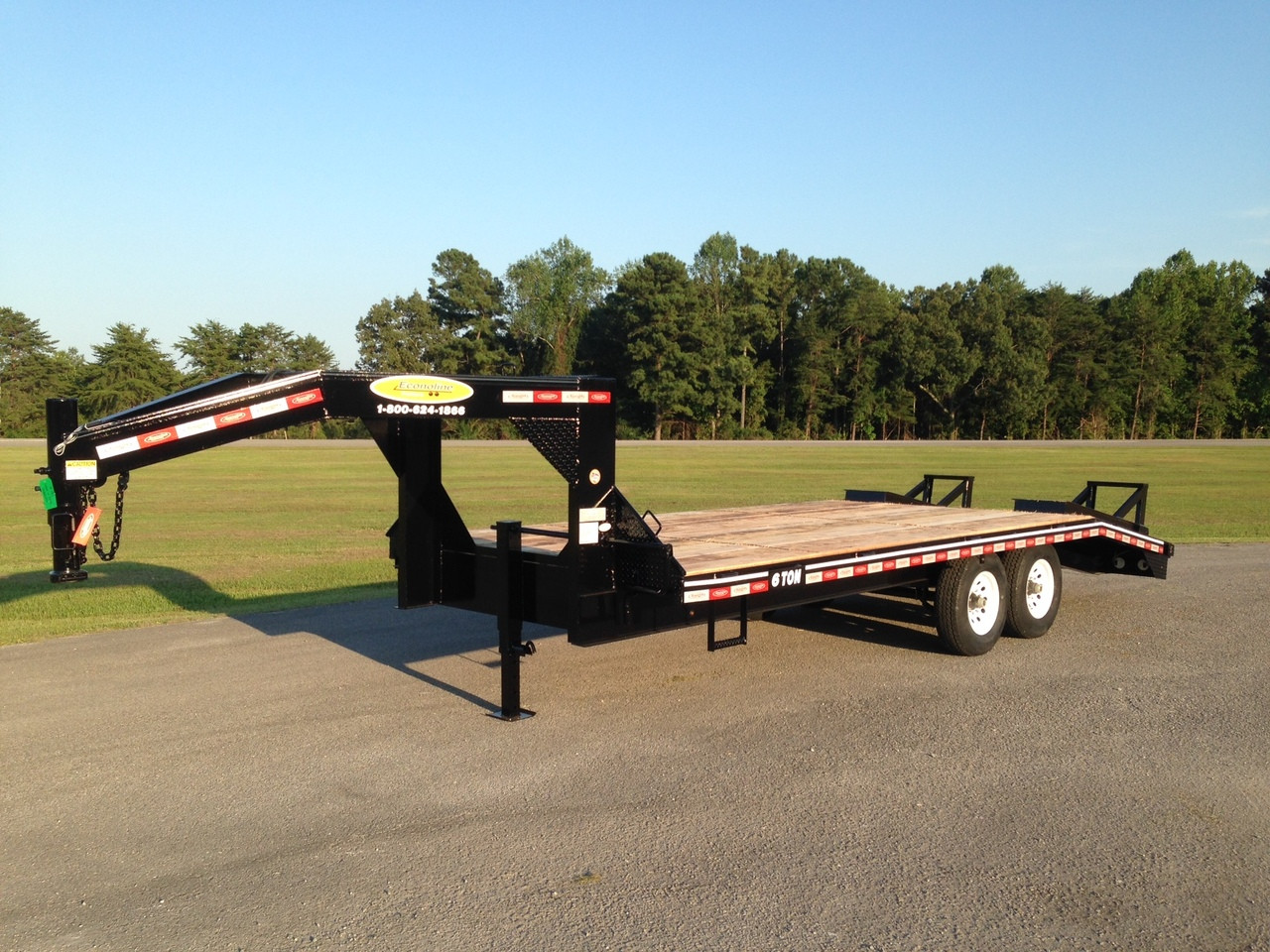 6Ton TandemAxle Gooseneck Deckover Dovetail BG0621DE Econoline