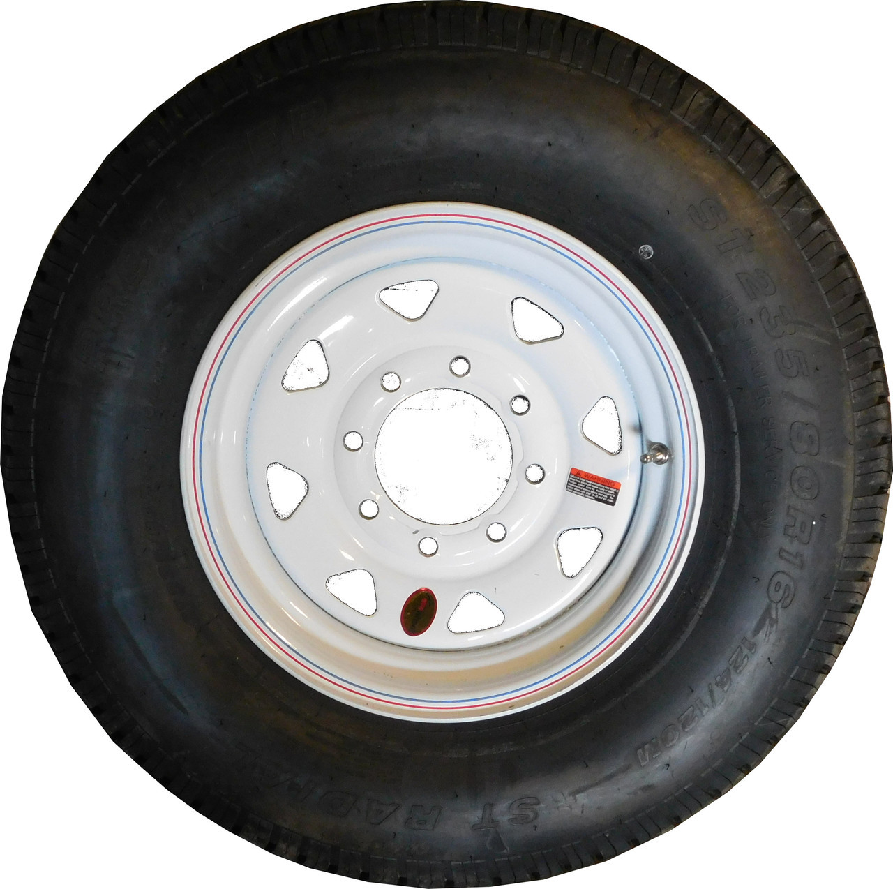 235/80/16 Tire and Wheel Combo - Single - Econoline Trailers - Equipment,  Tilt, Gooseneck Trailers