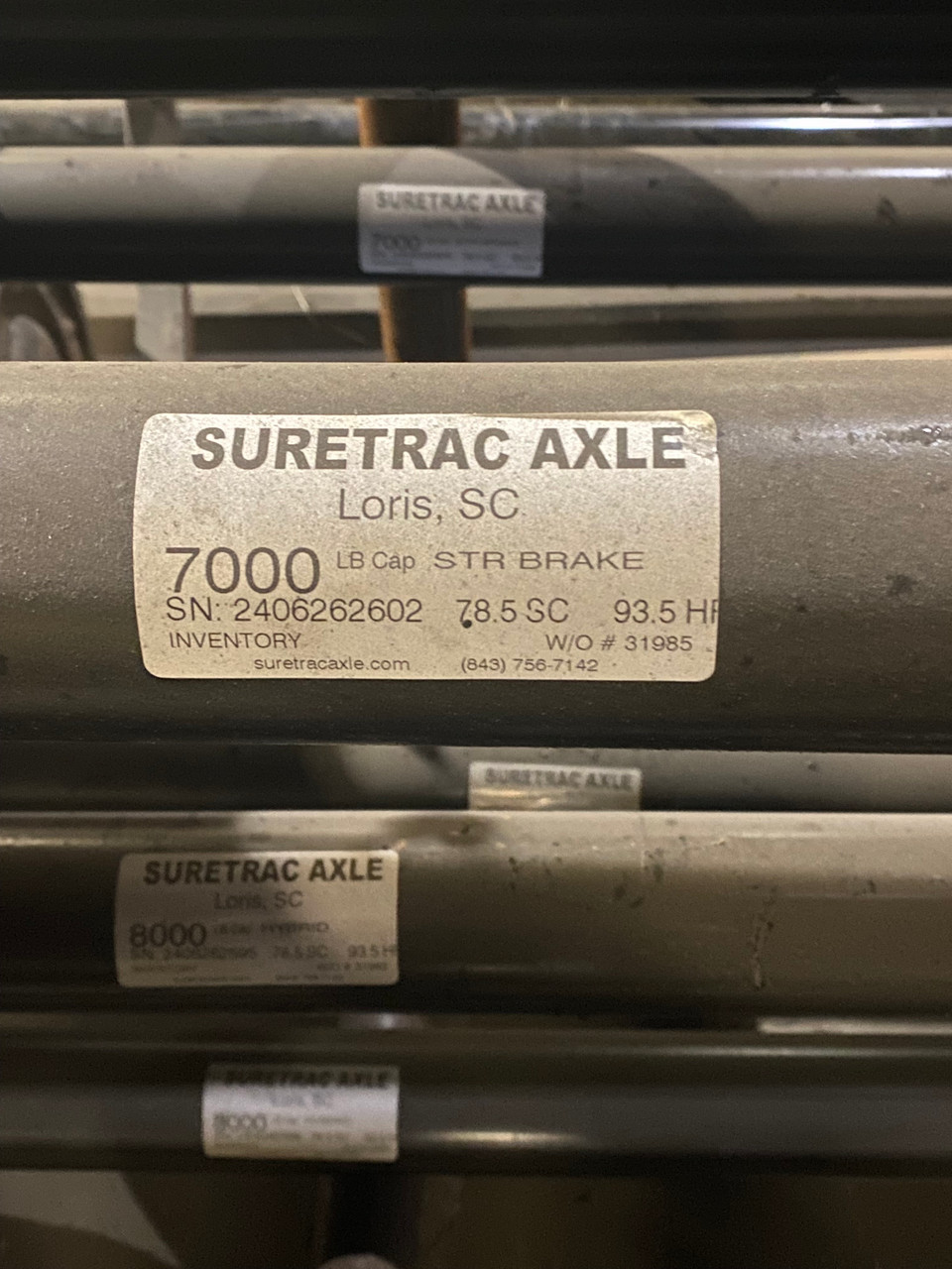 SureTrac 7K Axle (93.5