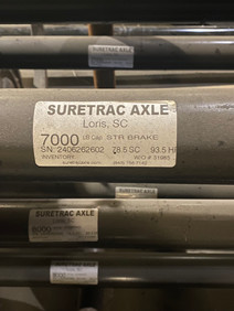 SureTrac 7K Axle (93.5" HF, Dexter Compatible, 8-Lug x 6.5")