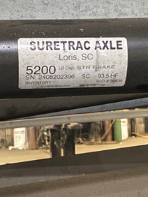 SureTrac 5200# Axle (93.5" HF, Dexter Compatible, 6-Lug)