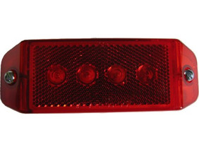 Red Rectangular Running Light