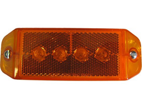 Amber Rectangular Running Light