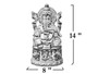 Ganesh Idol - Small (IDOLG57)