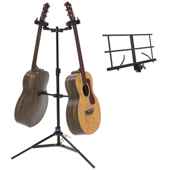 IA Stands ECT8 Double Guitar Stand/Sheet Music Stand (ECT8)