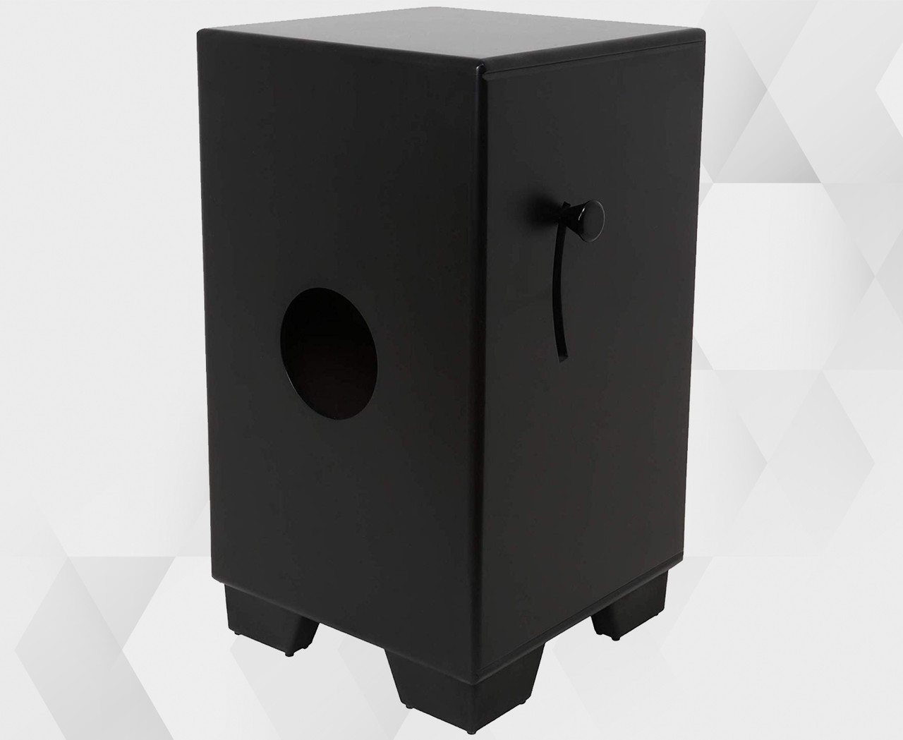 Clapbox Black Cajon CB50 Oak Wood Adjustable Snare Cajon Most