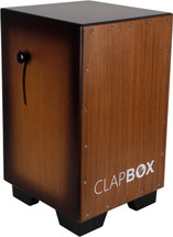 Clapbox Black Cajon CB65 Birch Wood - Adjustable Snare Cajon - Most Popular Cajon Worldwide (CB65)