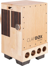 Clapbox Cajon Birch Wood (H:20" W:12" L:12") - NOT MADE IN CHINA - Cajon + Conga + Bongo + Djembe | Most Popular Cajon Online (Natural, Cajembe) (CB-250)