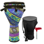 Pluto Purple Djembe Drum 12 Inch Head with Complimentary Djembe Bag and Allen Wrench (PLUDPU)