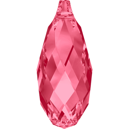 Swarovski Crystal Pendant 6010 13x6.5mm Indian Pink (289)