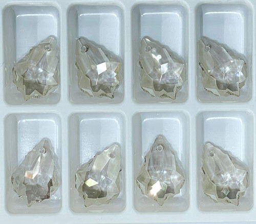 Swarovski Crystal Pendant 6090 Crystal Silver Shade (001 SSHA)