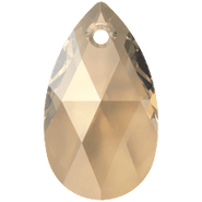 Swarovski Pendant 6106 - 16mm, Crystal Golden Shadow (001 GSHA), 2pcs