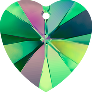 Swarovski Pendant 6228 - 14.4x14mm, Crystal Vitrail Medium (001 VM), 2pcs