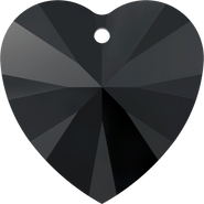 Swarovski Pendant 6228 - 14.4x14mm, Jet (280), 2pcs