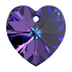 Swarovski Crystal Pendant 6228 18x17.5mm Crystal Heliotrope (001 HEL)
