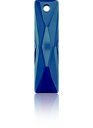 Crystal Pendant 6465 - 13.5x6mm, Crystal Bermuda Blue (001 BB), 2pcs