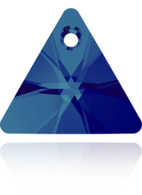 Swarovski Crystal Pendant 6628 12mm Crystal Bermuda Blue (001 BB)