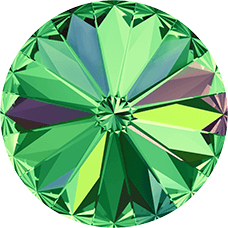 Swarovski Crystal Rivolis Stone 1122 Crystal Vitrail Medium (001 VM) Foiled