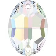 Swarovski Sew-on 3210 - 16x11mm, Crystal Aurore Boreale (001 AB) Foiled, 2pcs