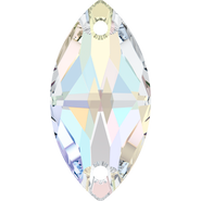 Swarovski Sew-on 3223 - 12x6mm, Crystal Aurore Boreale (001 AB) Foiled, 4pcs