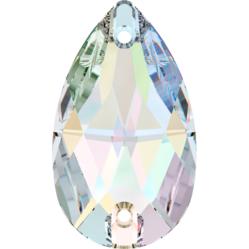 Swarovski 3230 Sew-On 28x17mm Crystal AB (001 AB)