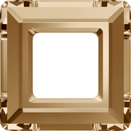Swarovski Crystal Fancy Stone 4439 20mm Crystal Golden Shadow (001 GSHA) Unfoiled