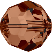 Swarovski 5000 Round 8mm Smoked Topaz (220)