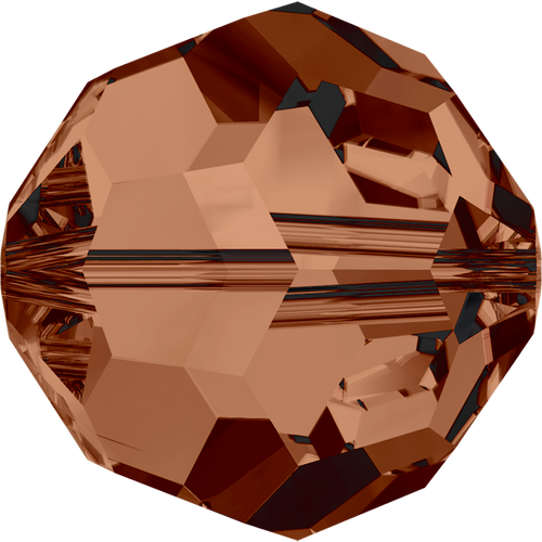 Swarovski 5000 Round 8mm Smoked Topaz (220)