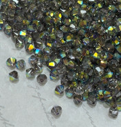 Swarovski Crystal Bead 5328 4mm Crystal AB Satin (001 ABSAT)